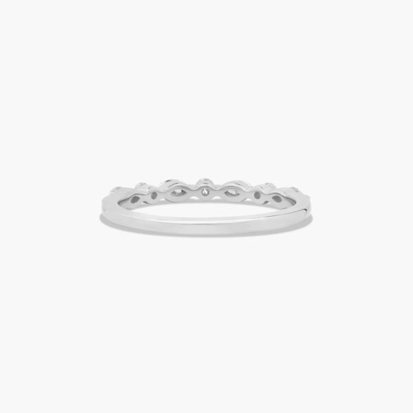 Marquise and Round Alternating Diamond Ring - Image 5