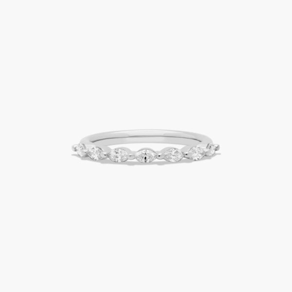 Shared Prong Marquise Diamond Ring