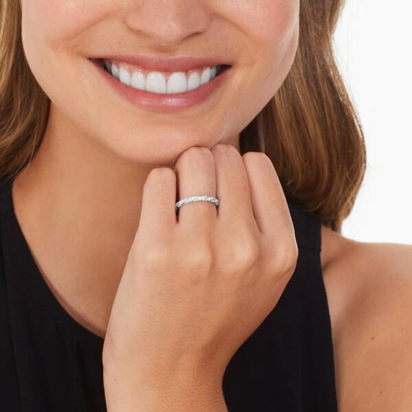 Twisted Pavé Wedding Ring - Image 2