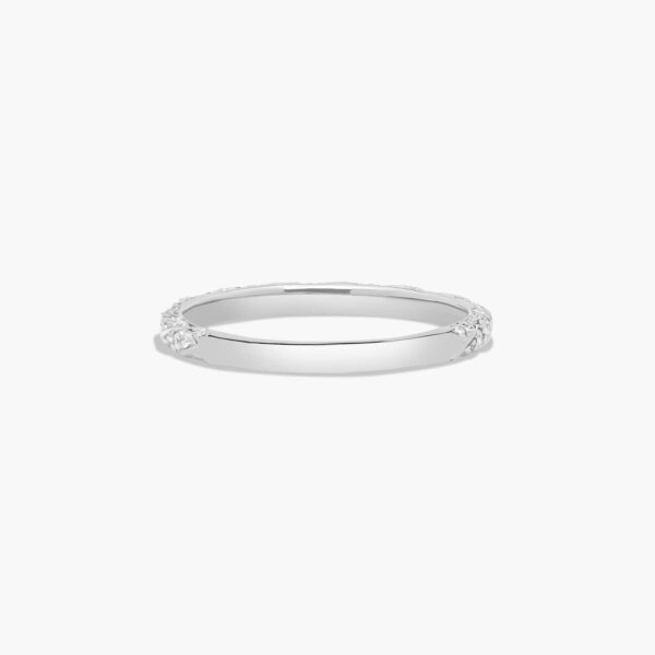 Twisted Pavé Wedding Ring - Image 5