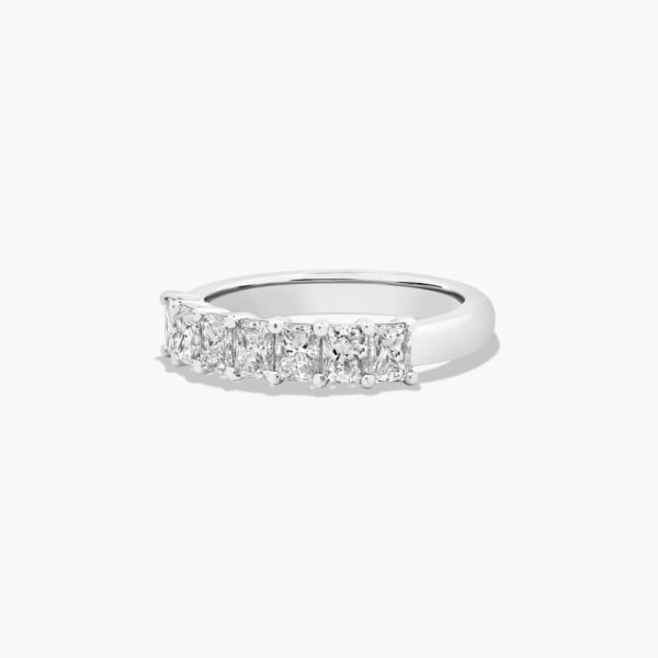 Seven Stone Radiant Cut Diamond Ring - Image 4