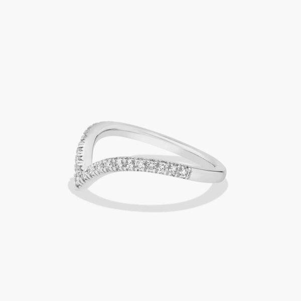 V Contour Diamond Ring - Image 2