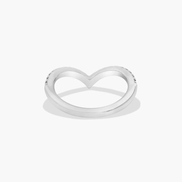 V Contour Diamond Ring - Image 3