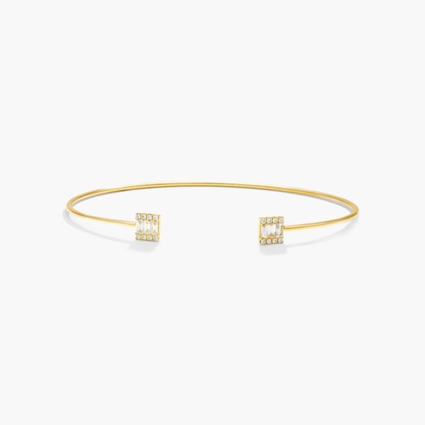 Gold Open Luxe Diamond Bracelet
