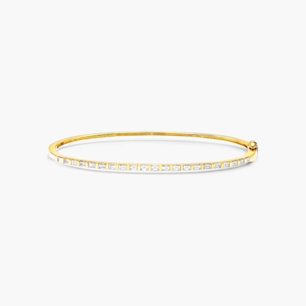 Baguette Diamond Bangle