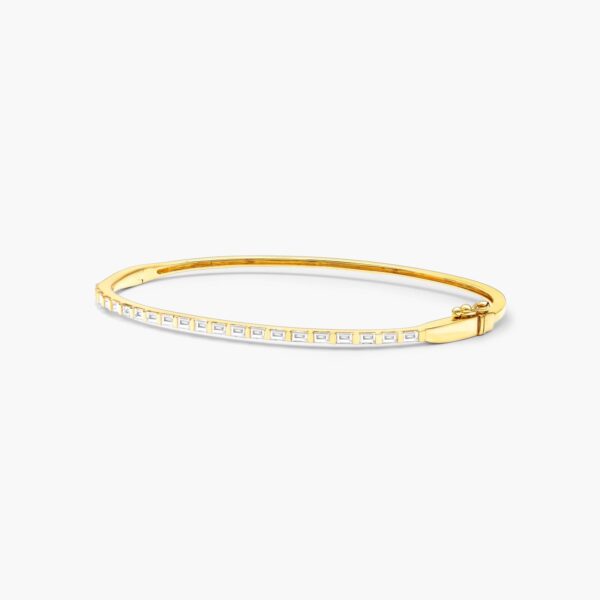 Baguette Diamond Bangle - Image 4