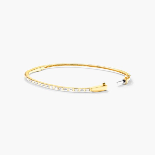 Baguette Diamond Bangle - Image 6