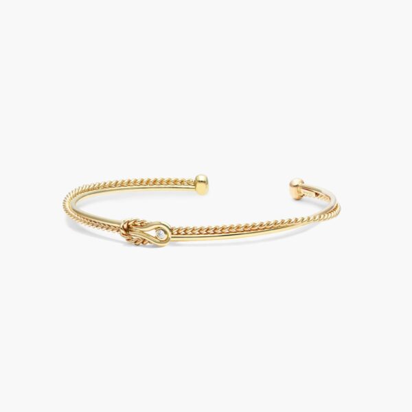 Infinity Rope Cuff Bangle . - Image 3