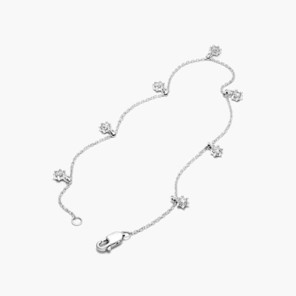 Diamond Dangle Station Bracelet - Image 7