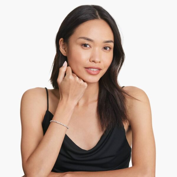 Fancy Array Diamond Tennis Bracelet - Image 2