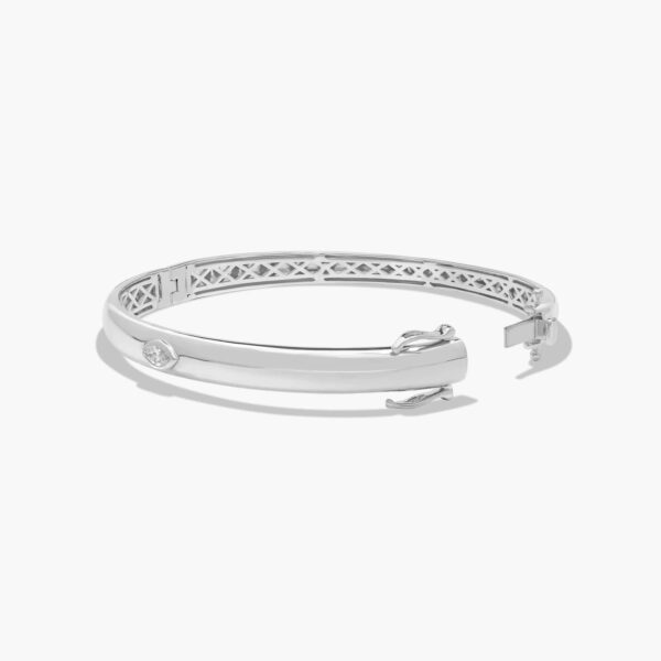 Fancy Bezels Marquise Diamond Bangle Bracelet - Image 3