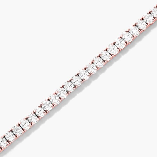Oval Shape Diamond Tennis Bracelet - Image 6