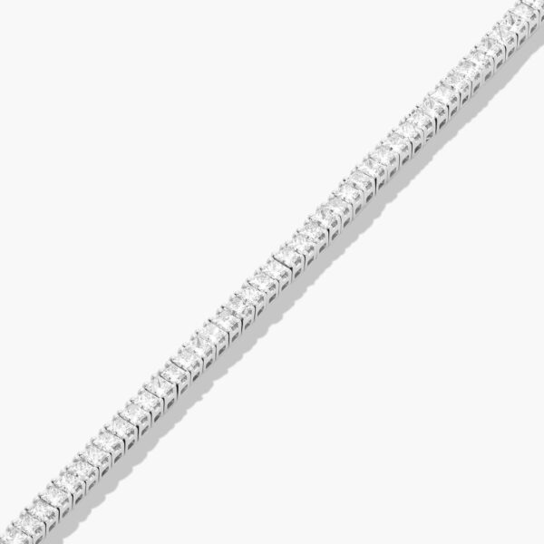 Princess Cut Diamond Tennis Bracelet - Image 6