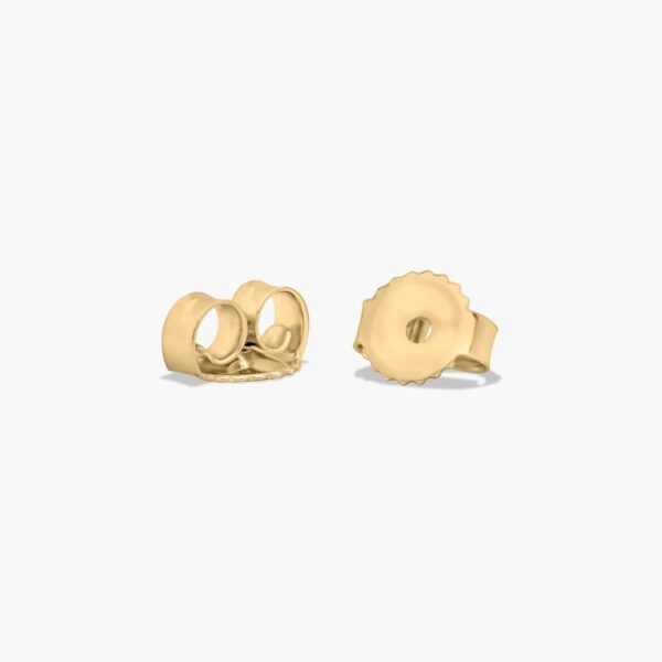 Emerald Cut Diamond Stud Earrings - Image 7