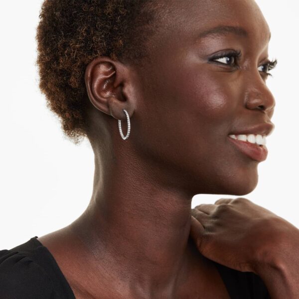 Hoop Diamond Earring - Image 4