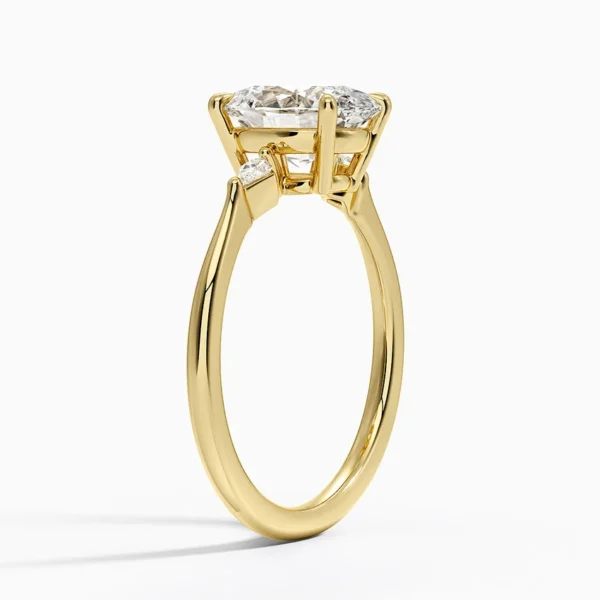 Three Stone Diamond Engagement Ring - Image 2