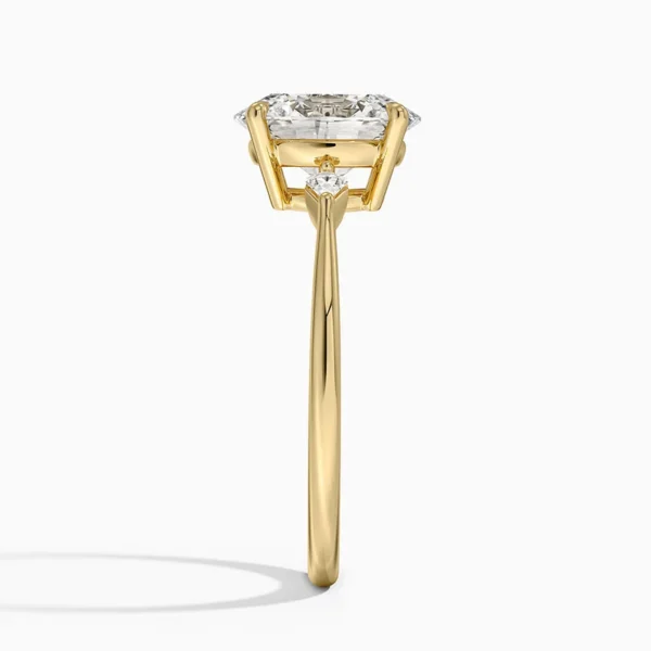 Three Stone Diamond Engagement Ring - Image 3
