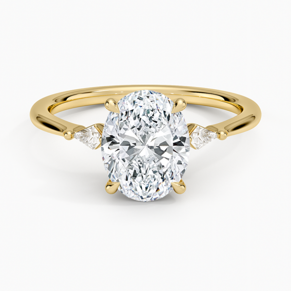 Three Stone Diamond Engagement Ring