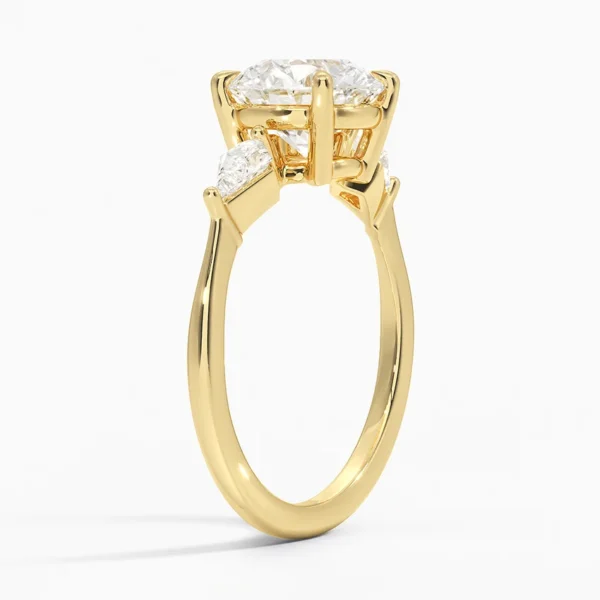Three Stone Diamond Engagement Ring - Image 2
