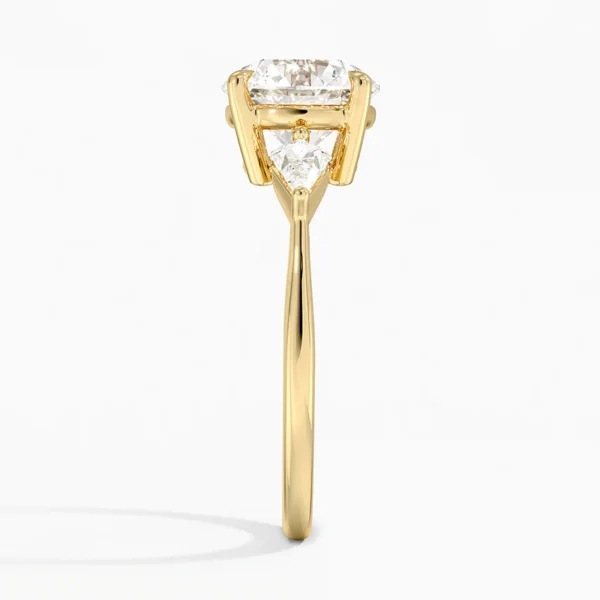 Three Stone Diamond Engagement Ring - Image 3