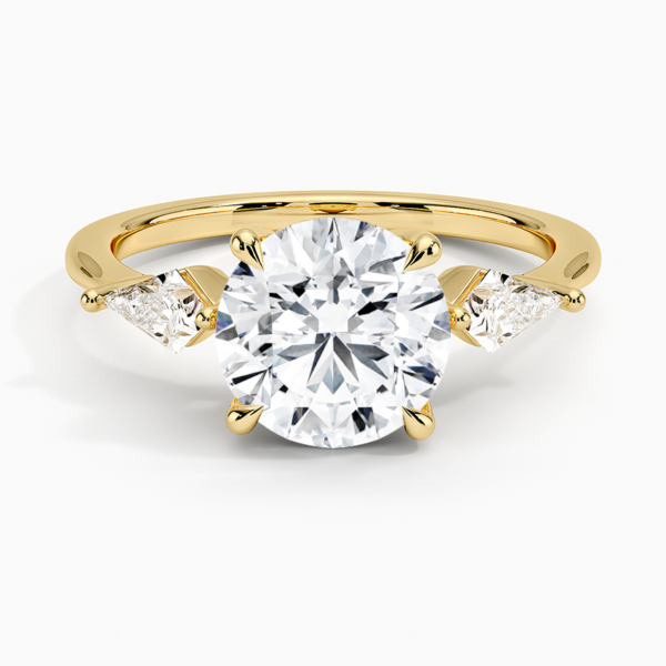 Three Stone Diamond Engagement Ring