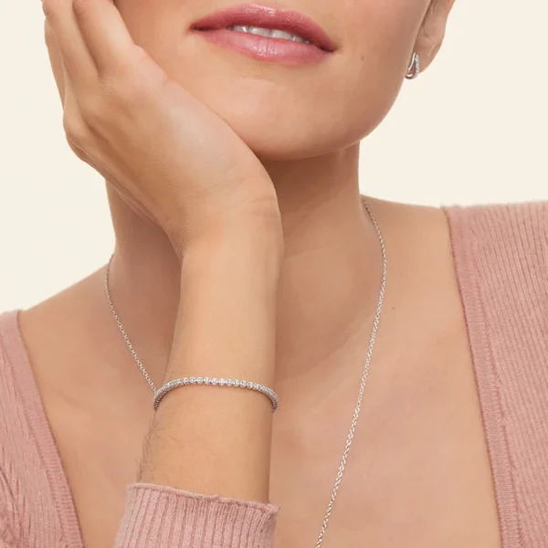 Tennis Diamond Bracelet - Image 4