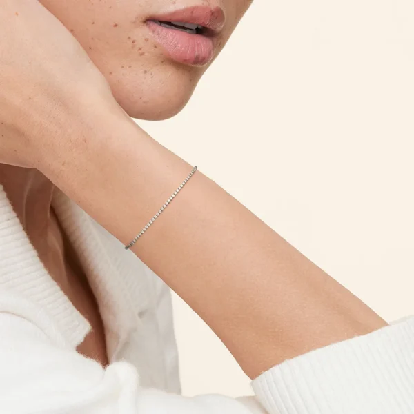 Petite Diamond Tennis Bracelet - Image 4