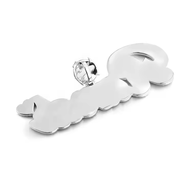 Name custom letter font Moissanite Pendant. - Image 5