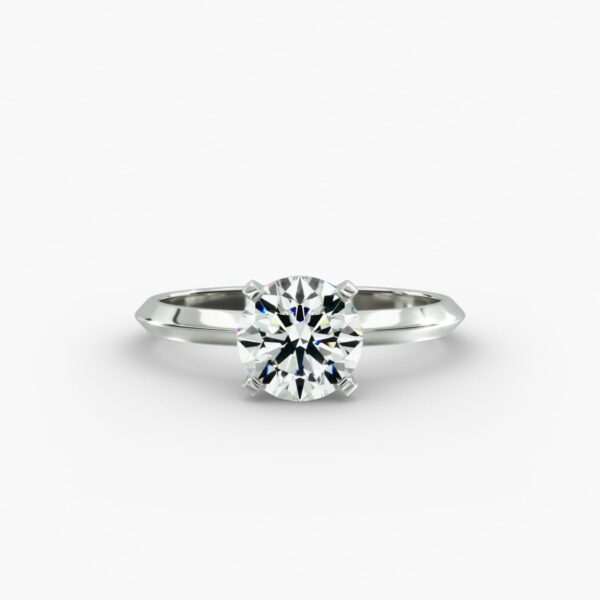 Round cut  Solitaire Engagement Ring
