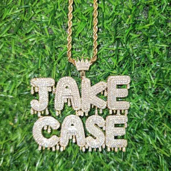 Diamond Chain Pendant For Party Wear - Image 6