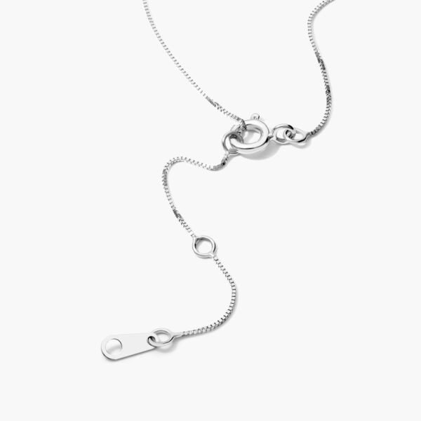 Graduating  Diamond Curved Necklace. - Image 6