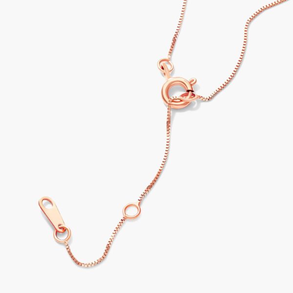 Baguette Diamond Circle Pendant. - Image 6