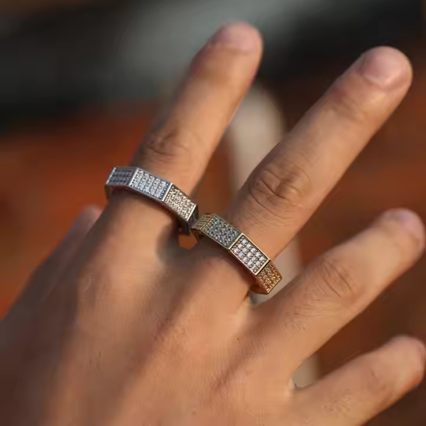 diamond band and ring for men - Image 3