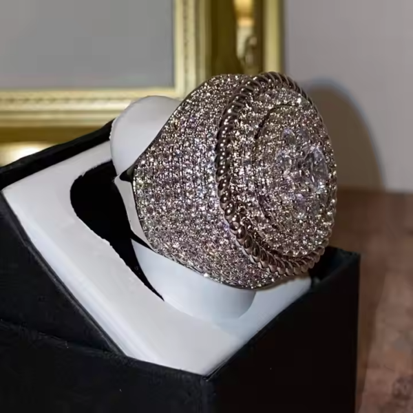 moissanite diamond hip hop rings - Image 4