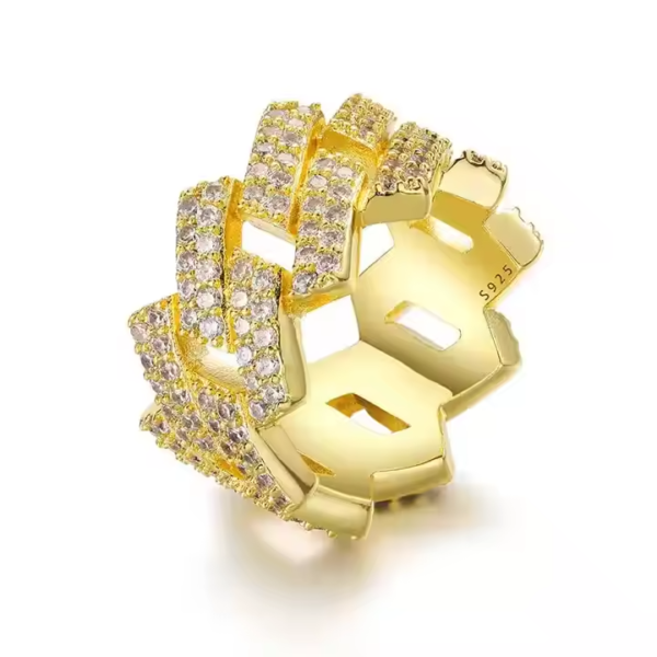 Silver Cuban Engagement Rings - Image 4