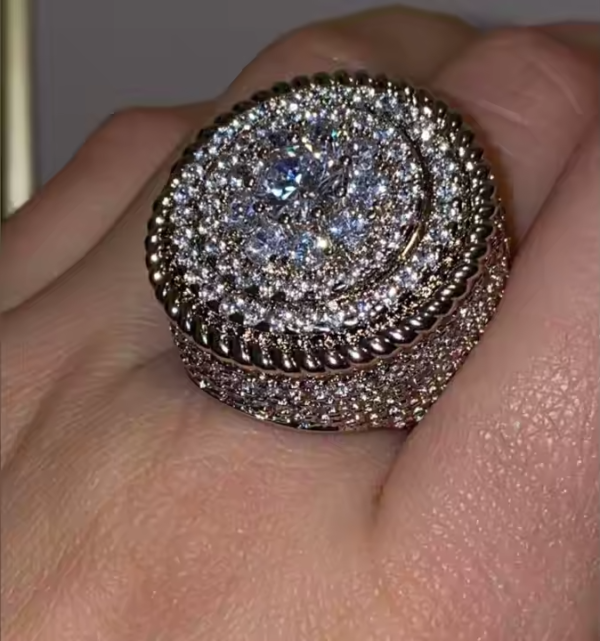 moissanite diamond hip hop rings - Image 5