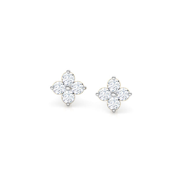 four prong Kids' Diamond Earrings