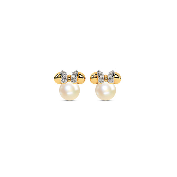 Mickey Mouse Pearl Earring. - Image 4