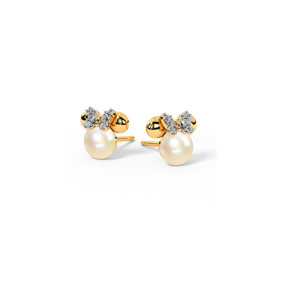 Mickey Mouse Pearl Earring. - Image 5
