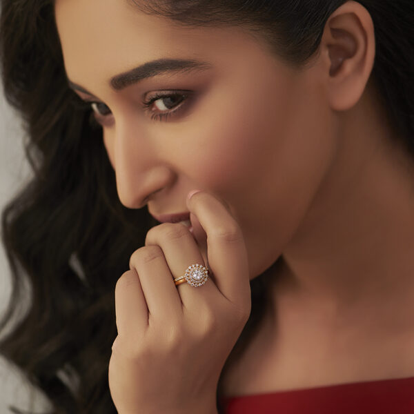 Diamond Bridal Ring Set - Image 5