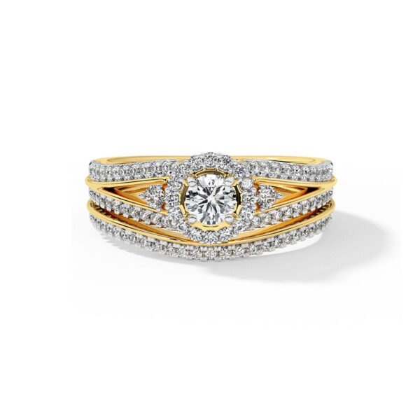 Eternal Solitaire Bridal Ring Set - Image 2