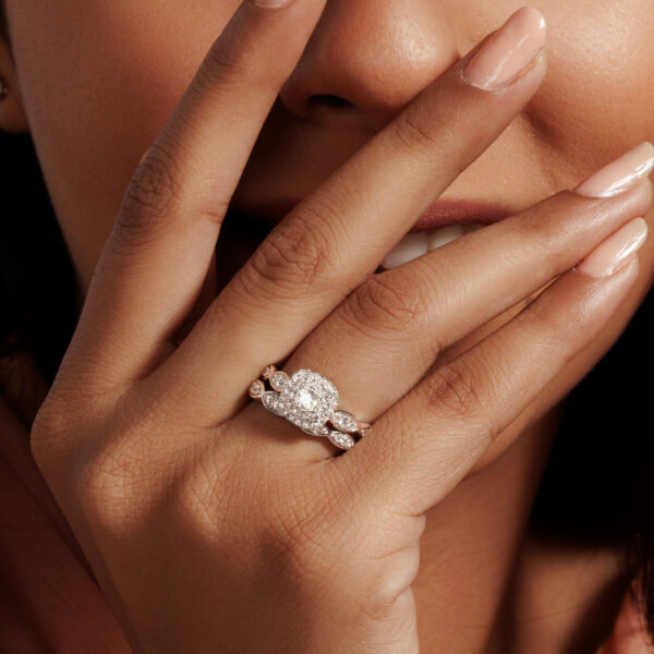 Wedding Bridal Ring Set - Image 3