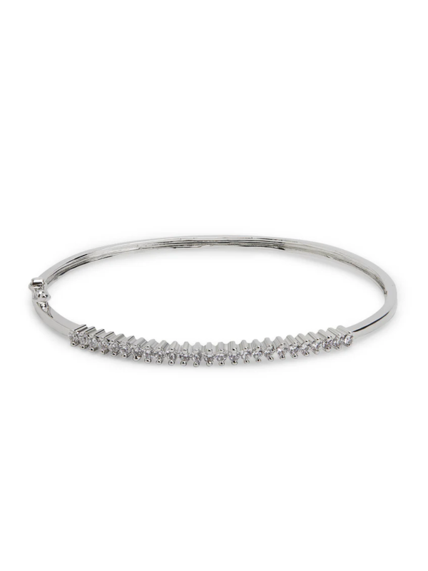 Sleek Streak CZ Bracelet - Image 4