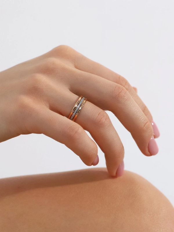 Promise Wedding Bands. 14k Gold Couples Wedding Rings. - Image 6