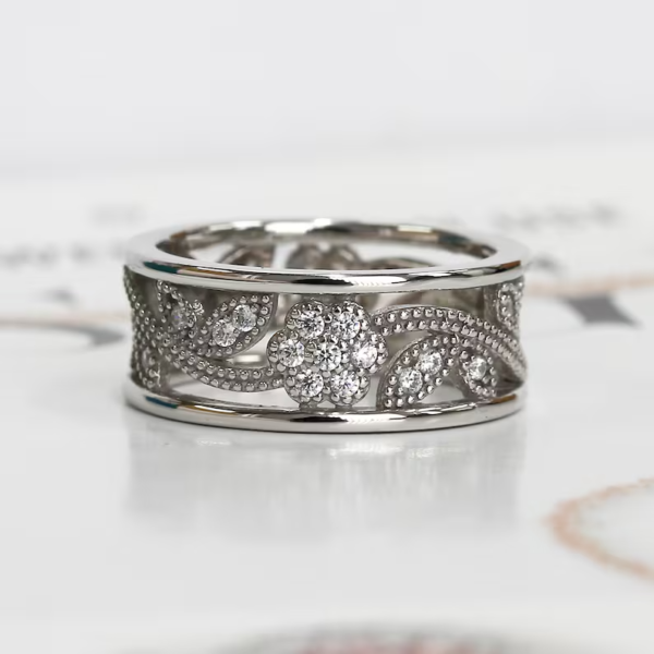 Sterling Silver Wedding Band. - Image 3