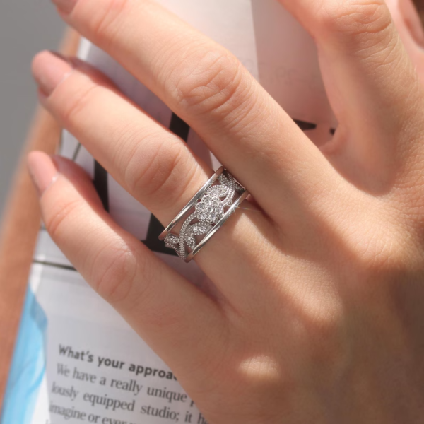 Sterling Silver Wedding Band. - Image 6