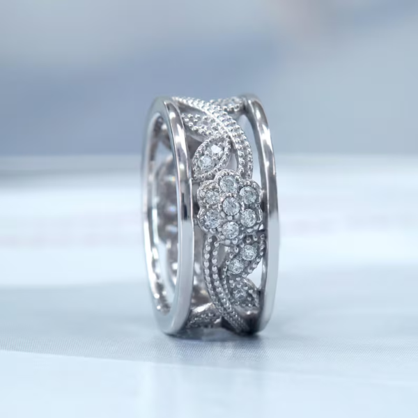 Sterling Silver Wedding Band. - Image 7