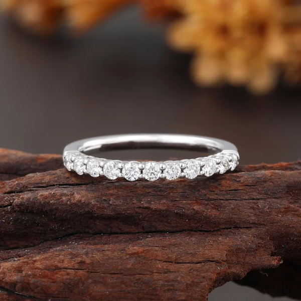 Half Eternity Stackable Ring.