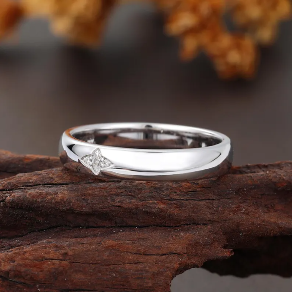 Marquise Cut Lab Diamond Band. - Image 2