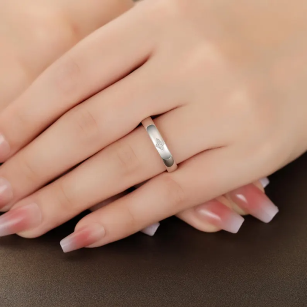 Marquise Cut Lab Diamond Band. - Image 4